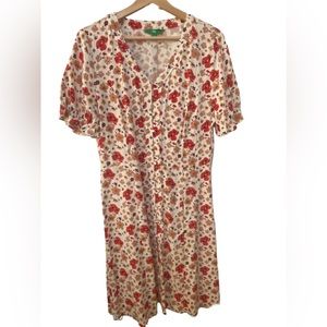 Floral mid-length dress